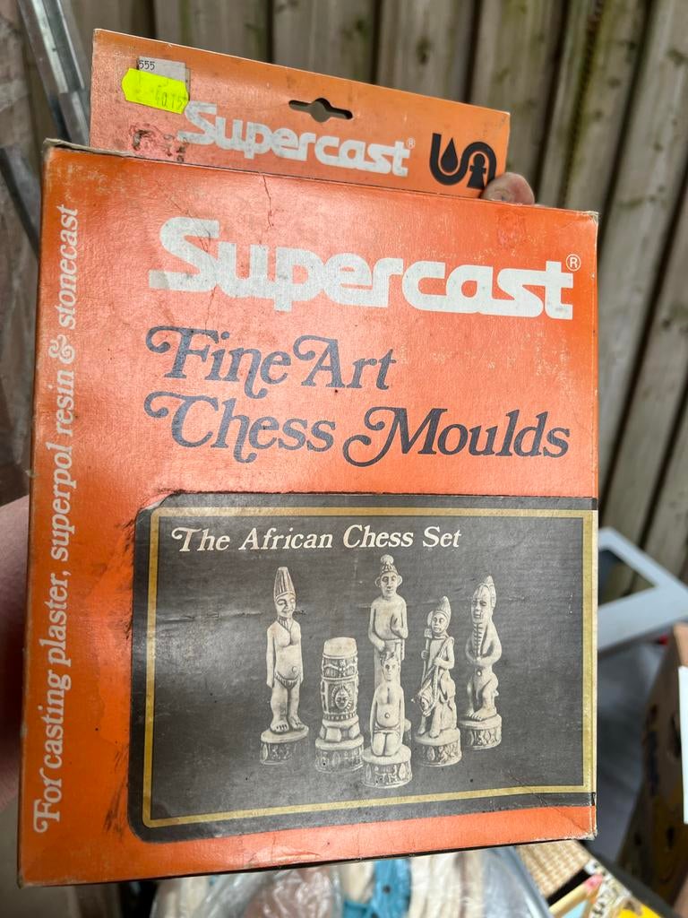 Supercast Moulds Art Chess Set - Lewis No. 1, Overige thema's, Nieuw, Ophalen of Verzenden, Kunststof