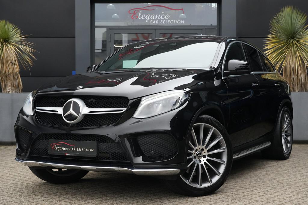 Mercedes-Benz GLE Coupé 500 4MATIC 456pk Panoramadak/Stoelv, Auto's, Mercedes-Benz, Gebruikt, Zwart, Bedrijf, GLE Coupé