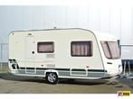 Chateau Cantara 450 EU|Enkele Bedden|Mover|Voortent|Bovag|, Caravans en Kamperen, Dwarsbed, Chateau, Schokbreker, Rondzit