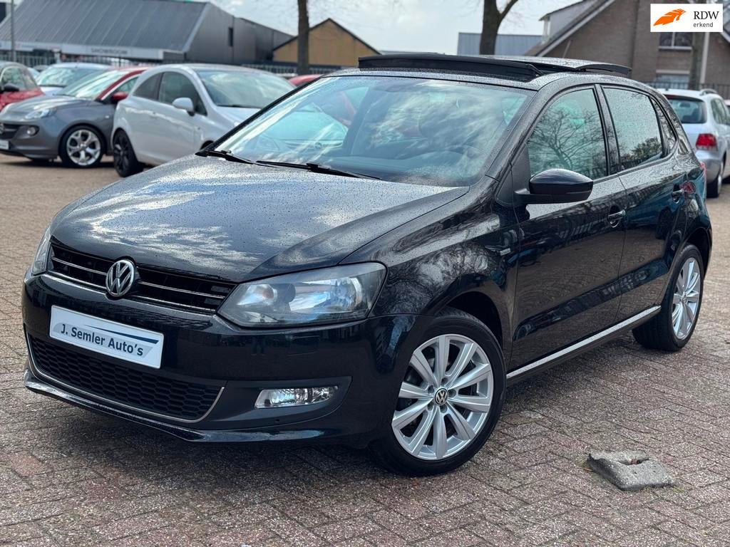 Volkswagen Polo 1.2 TSI LIFE Highline Edition AUTOMAAT PANOR, Auto's, Volkswagen, Voorwielaandrijving, Gebruikt, 4 cilinders, Zwart