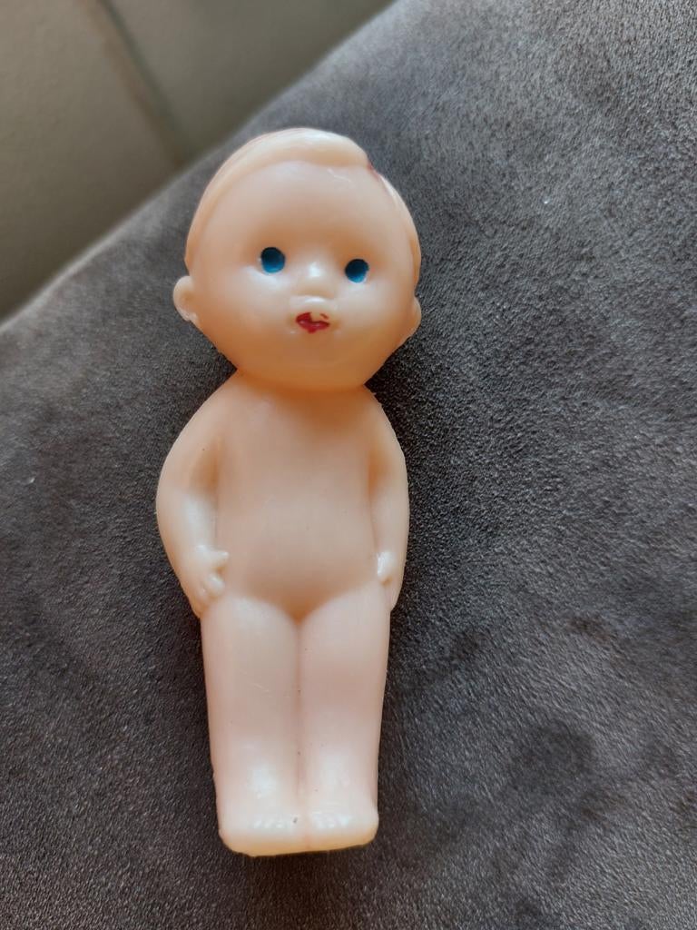 Klein popje jaren 60-70, Ophalen of Verzenden, Gebruikt, Pop