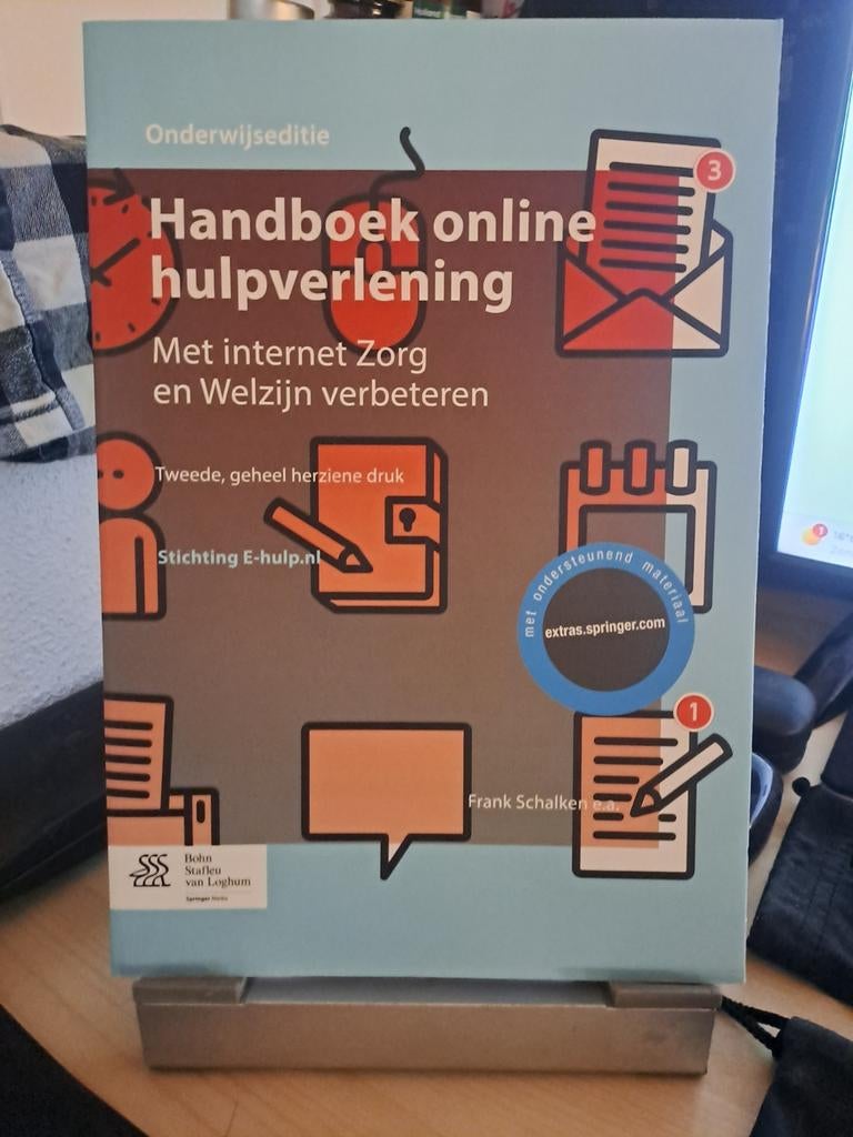 Handboek online hulpverlening - Zorg en Welzijn verbeteren, Frank Schalken, Zo goed als nieuw, Gamma, HBO