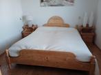 Bed, Huis en Inrichting, Slaapkamer | Bedden, Ophalen, Bruin, Tweepersoons, 180 cm