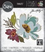 Sizzix Tim Holtz Thinlits Brushstroke Flower #3 #665360, Verzenden, Nieuw, Frame of Mal, Sizzix