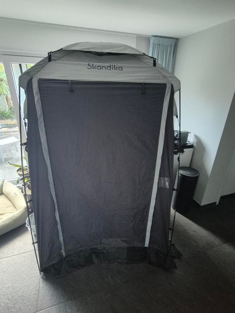 Nooddouche Skandika campingdouche douchetent, Doe-het-zelf en Verbouw, Overige Doe-het-zelf en Verbouw, Zo goed als nieuw, Ophalen of Verzenden