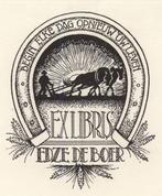 0232 Ex Libris Nederland : Dirk Govert van Luijn, 1947, Antiek en Kunst, Verzenden