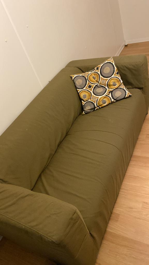 IKEA Klippan 2-zitsbank - Groen, 150 tot 200 cm, Tweepersoons, 75 tot 100 cm, Ophalen of Verzenden