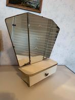 Vintage kaptafel spiegel, Antiek en Kunst, Antiek | Spiegels, Ophalen, Overige vormen, 50 tot 100 cm, Minder dan 100 cm