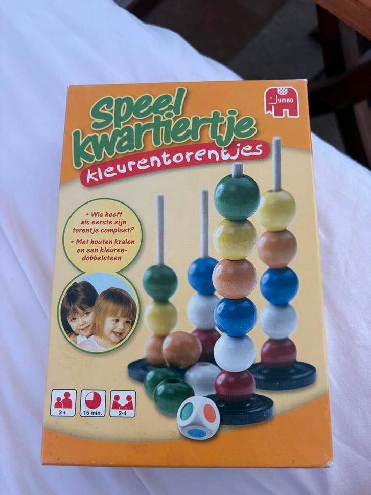 Jumbo Speelkwartiertje Kleurentorentjes - Educatief Spel, Kinderen en Baby's, Speelgoed | Educatief en Creatief, Gebruikt, Bouwen