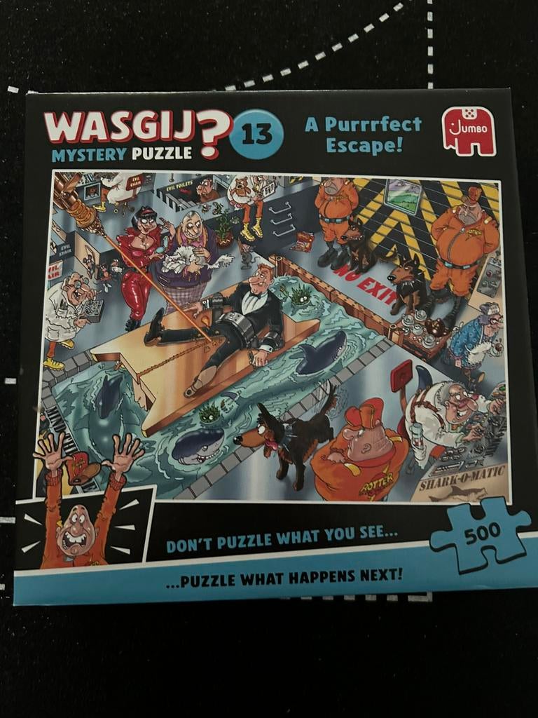 Wasgij puzzel nummer 13, A Purrrfect Escape!, Verzamelen, G1, Ophalen, Zo goed als nieuw, Overige rassen