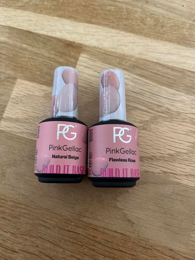 NIEUW! Pink Gellac Build It Base, Beige, Nieuw, Ophalen of Verzenden, Handen en Nagels