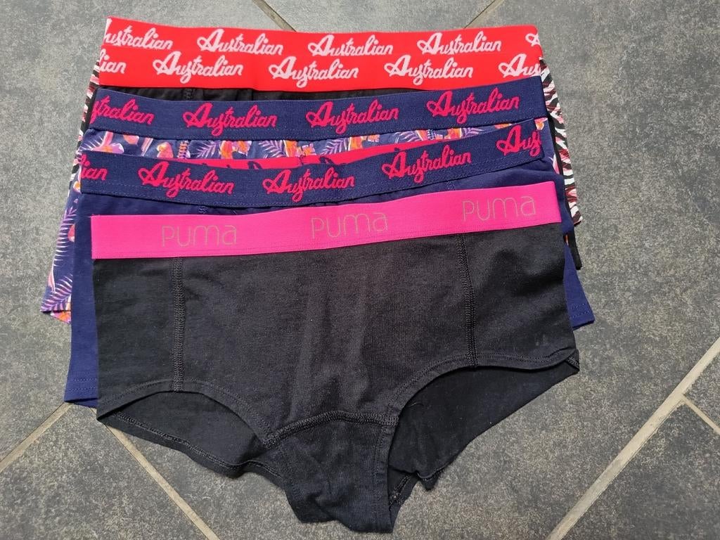 Nieuwe Meiden Onderbroeken Maat M - Puma & Australian, Puma, Australian, Ophalen of Verzenden, Overige kleuren, Broekje of Short