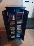 Draaibare Zwarte CD kast, Ophalen of Verzenden, Hout, Cd's