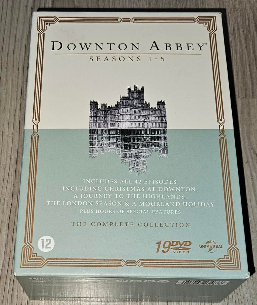 Downton Abbey - Seizoen 1-5 - 19DVD Boxset, Ophalen of Verzenden, Zo goed als nieuw, Vanaf 12 jaar, Boxset