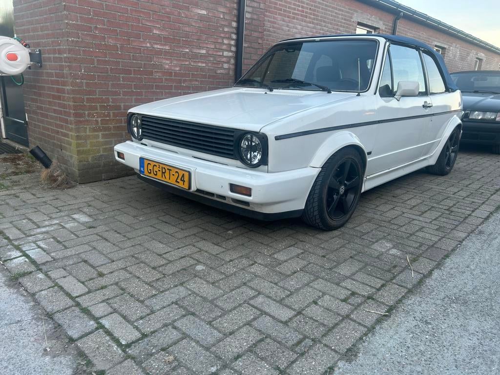 Volkswagen golf 1 cabrio belastingvrij, Auto's, Automaat, Cabriolet, Wit, Particulier