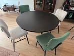 Ronde zwarte eettafel HAY 120 cm, Ophalen, Rond, Zo goed als nieuw, Vier personen