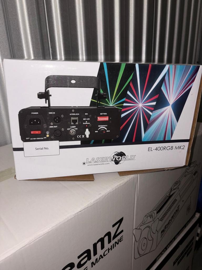 Complete DJ Lichtset: Laser, Moving Head & Controller, Muziek en Instrumenten, Licht en Laser, Ophalen, Nieuw, Overige typen, Geluidgestuurd