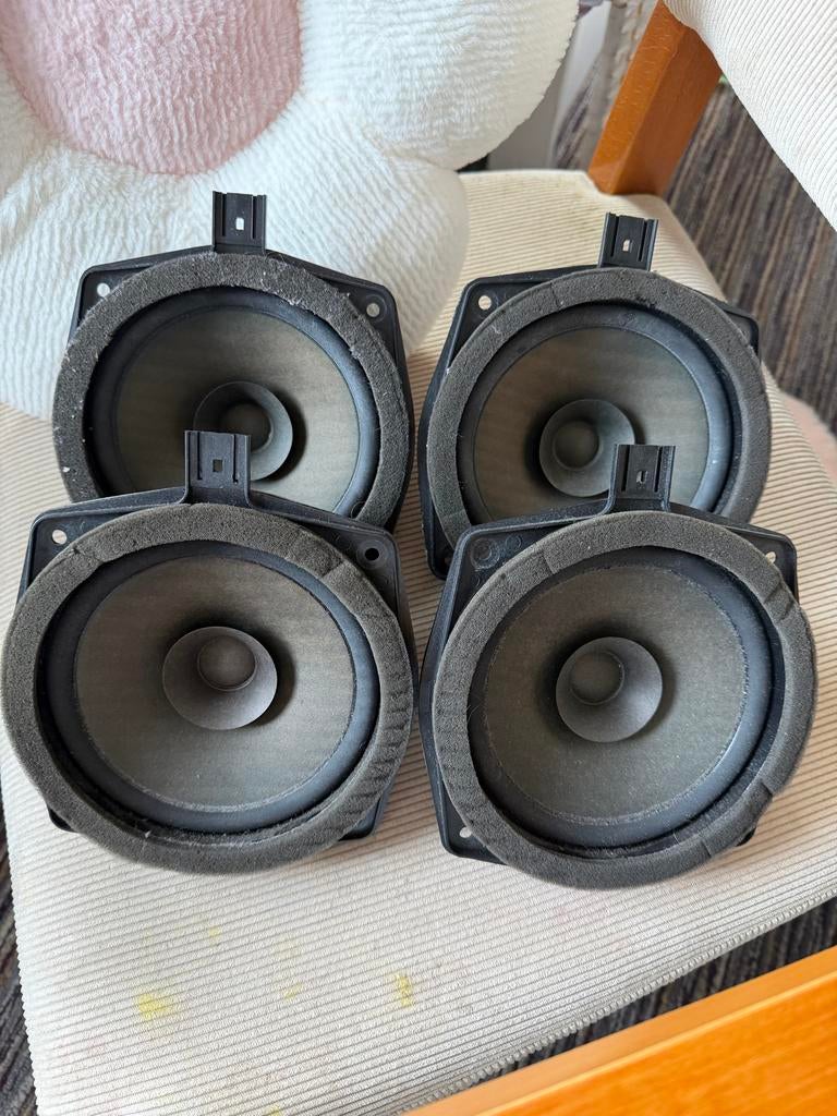 Set van 4 autospeakers, Auto diversen, Autospeakers, Gebruikt, Ophalen of Verzenden