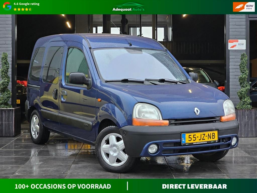Renault Kangoo 1.4 Privilège|Rolstoelauto|AUT|Airco|El.Rame, Auto's, Renault, Stof, Gebruikt, Huisgarantie, 4 cilinders