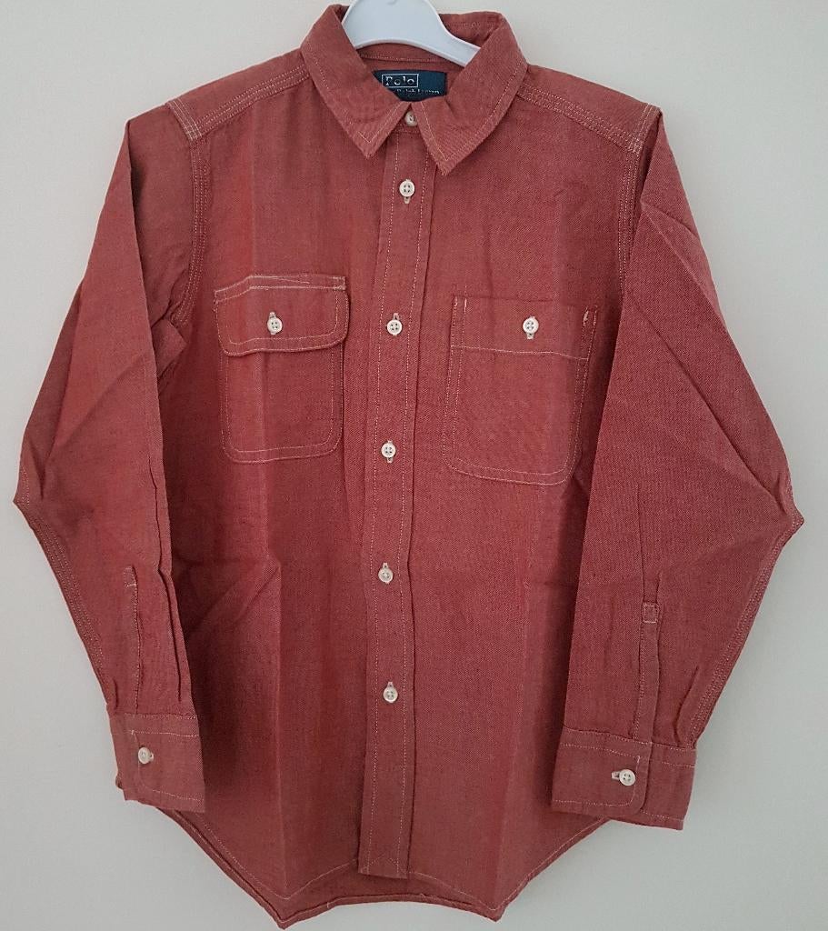 Maat 152/158 Ralph Lauren overhemd NIEUW (0706) a, Kinderen en Baby's, Kinderkleding | Maat 152, Nieuw, Jongen, Overhemd of Blouse