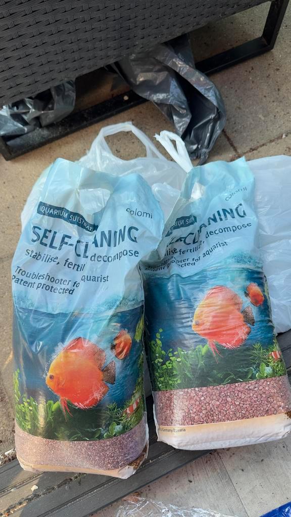 4 nieuwe zakken van 5 kg Colomi Aquarium Substraat, Dieren en Toebehoren, Vissen | Aquaria en Toebehoren, Nieuw, Grind, Zand of Voedingsbodem
