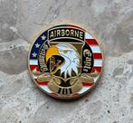 US Army 101st airborne division coin, Verzamelen, Ophalen of Verzenden, Amerika, Embleem of Badge