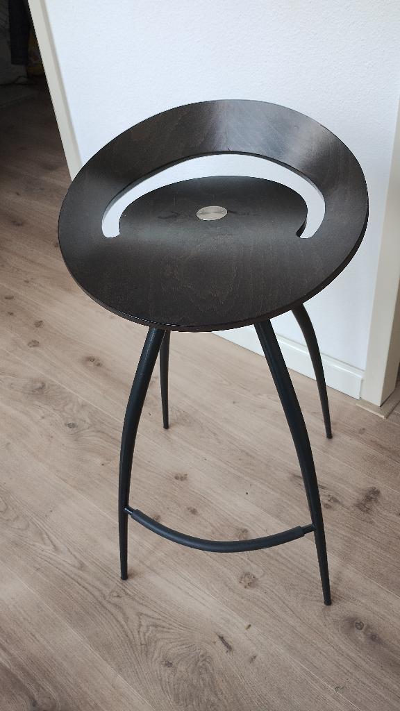 Lyra Italiaans barkruk, Ophalen, Gebruikt, Met voetsteun, 60 tot 90 cm
