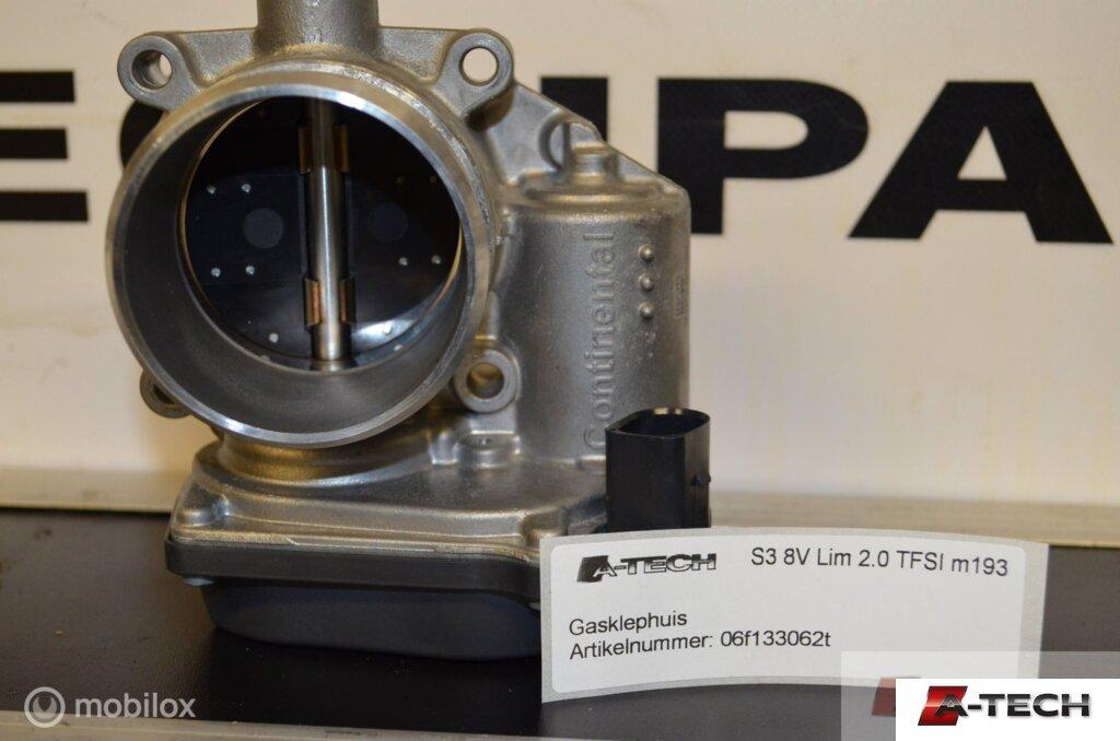 Gasklephuis Audi A3 8V 2.0 TFSI S3  ('13-'18) 06f133062t, Auto-onderdelen, Motor en Toebehoren, Audi, Gebruikt, Ophalen of Verzenden