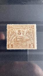 België spoorweg 98 trein met plakker/1302, Ophalen of Verzenden