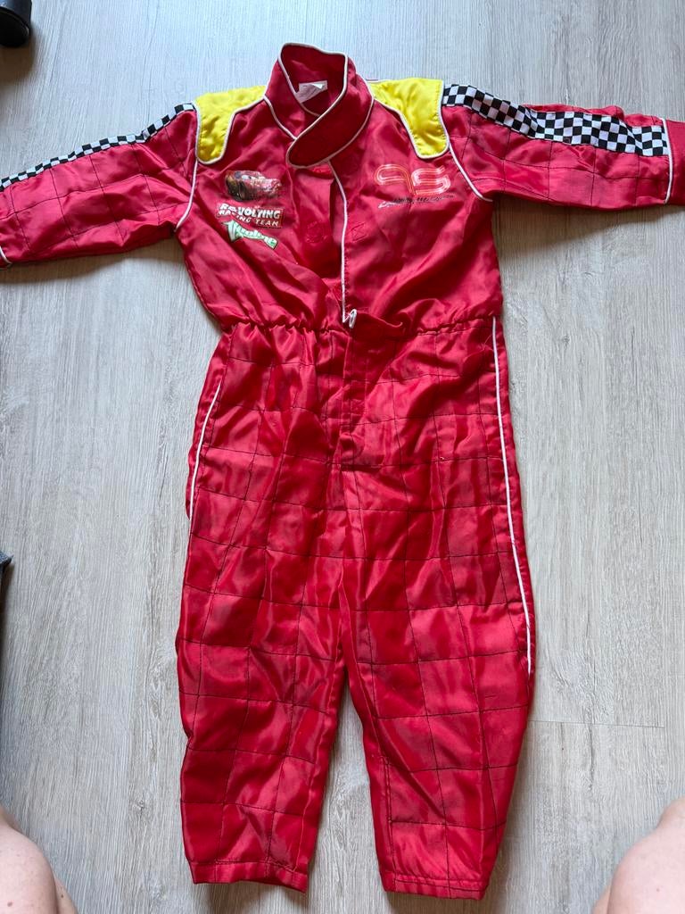 Cars Lightning McQueen verkleedpakje race maat 104, Kinderen en Baby's, Carnavalskleding en Verkleedspullen, Ophalen of Verzenden