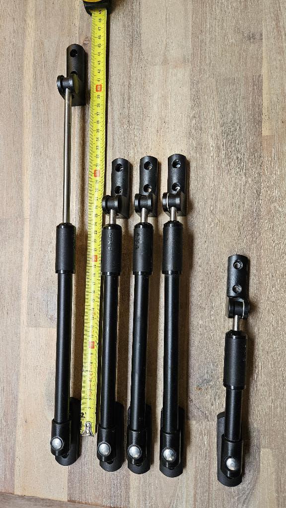 5x AXA telescopische uitzetter zwart, Ophalen of Verzenden, Zo goed als nieuw, Overige typen