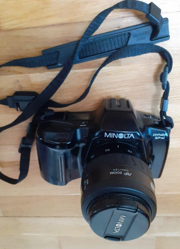Minolta Dynax SP xi, Audio, Tv en Foto, Fotocamera's Analoog, Ophalen of Verzenden, Gebruikt, Spiegelreflex, Minolta