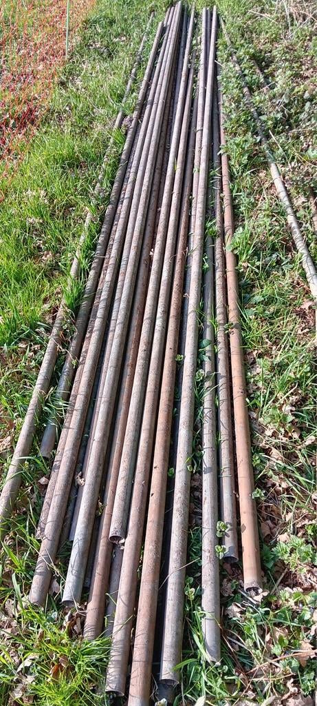 IJzeren buizen gegalvaniseerd 20 x 5 meter, Doe-het-zelf en Verbouw, Metalen, Ophalen of Verzenden
