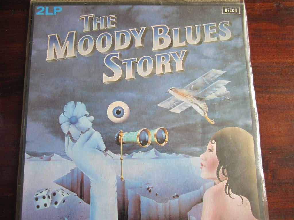 2 LP - The Moody Blues Story, Cd's en Dvd's, Vinyl | Rock, Zo goed als nieuw, Poprock, 12 inch, Ophalen of Verzenden