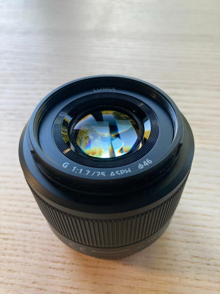 Panasonic Lumix G 25mm f/1.7 ASPH lens, Audio, Tv en Foto, Fotografie | Lenzen en Objectieven, Ophalen of Verzenden, Zo goed als nieuw
