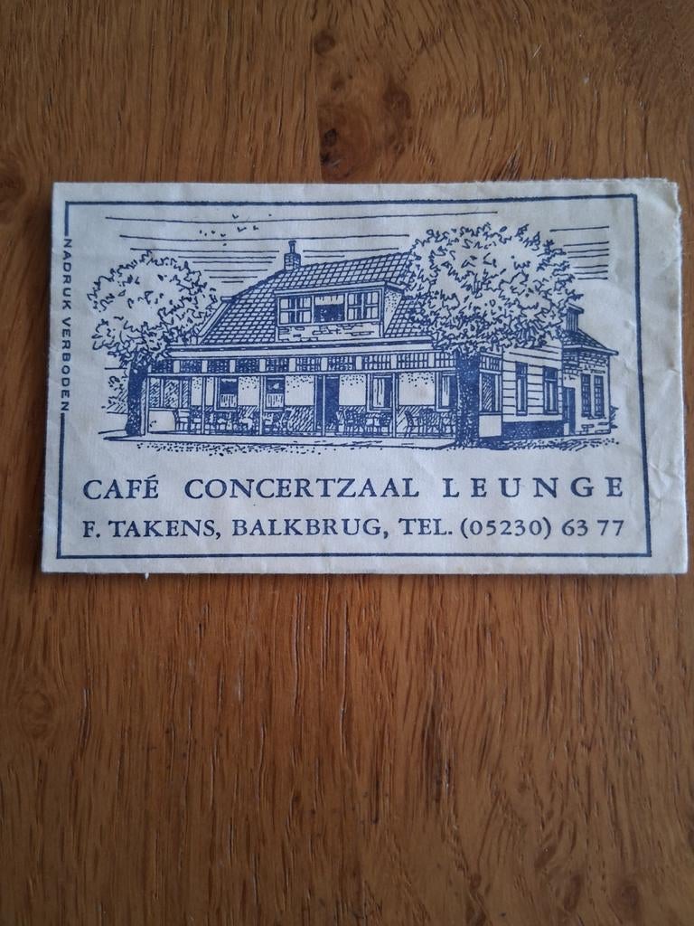 Suikerzakje #536 Leunge Balkbrug, Verzenden, Nederland