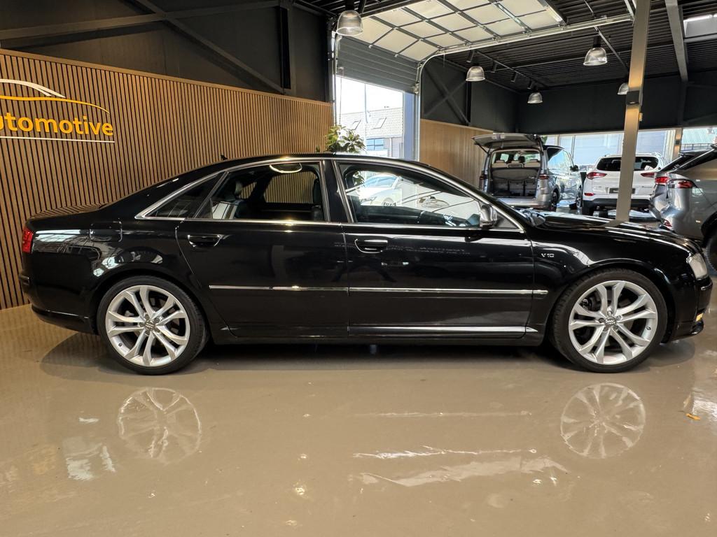 Audi A8 5.2 S8 V10 quattro Pro Line Pano Leder LMV S-Line, Auto's, Automaat, Gebruikt, Zwart, 5204 cc
