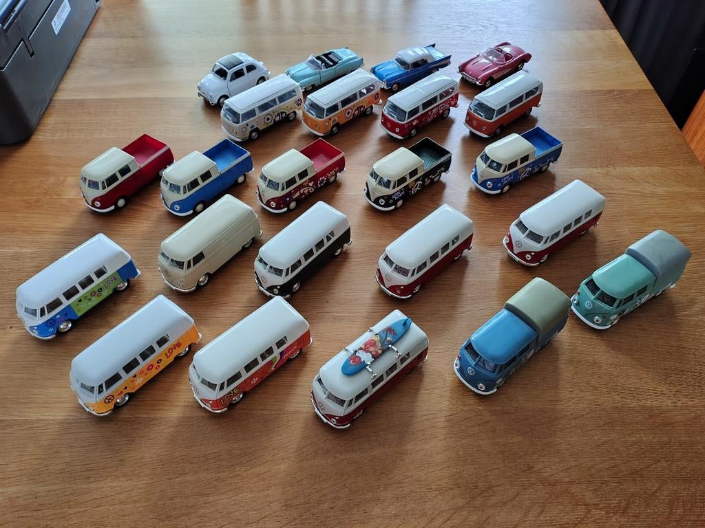 Volkswagen T1 en T2 busjes en andere oldtimer modellen, Ophalen, Auto