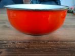 Rood emaille schaaltje., Antiek en Kunst, Ophalen of Verzenden