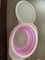 Tupperware inklapbaar vergiet met deksel, Tupperware, Paars, Overige typen, Ophalen of Verzenden