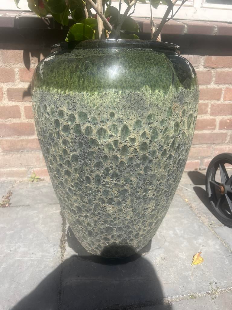 Gezocht: Grote Mario pot van Intratuin, Tuin en Terras, Overige materialen, Gebruikt, Minder dan 60 cm, Rond