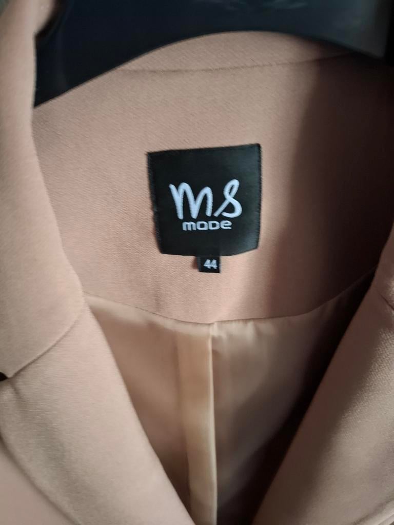 MS Mode camelkleurige blazer maat 44, Ophalen of Verzenden