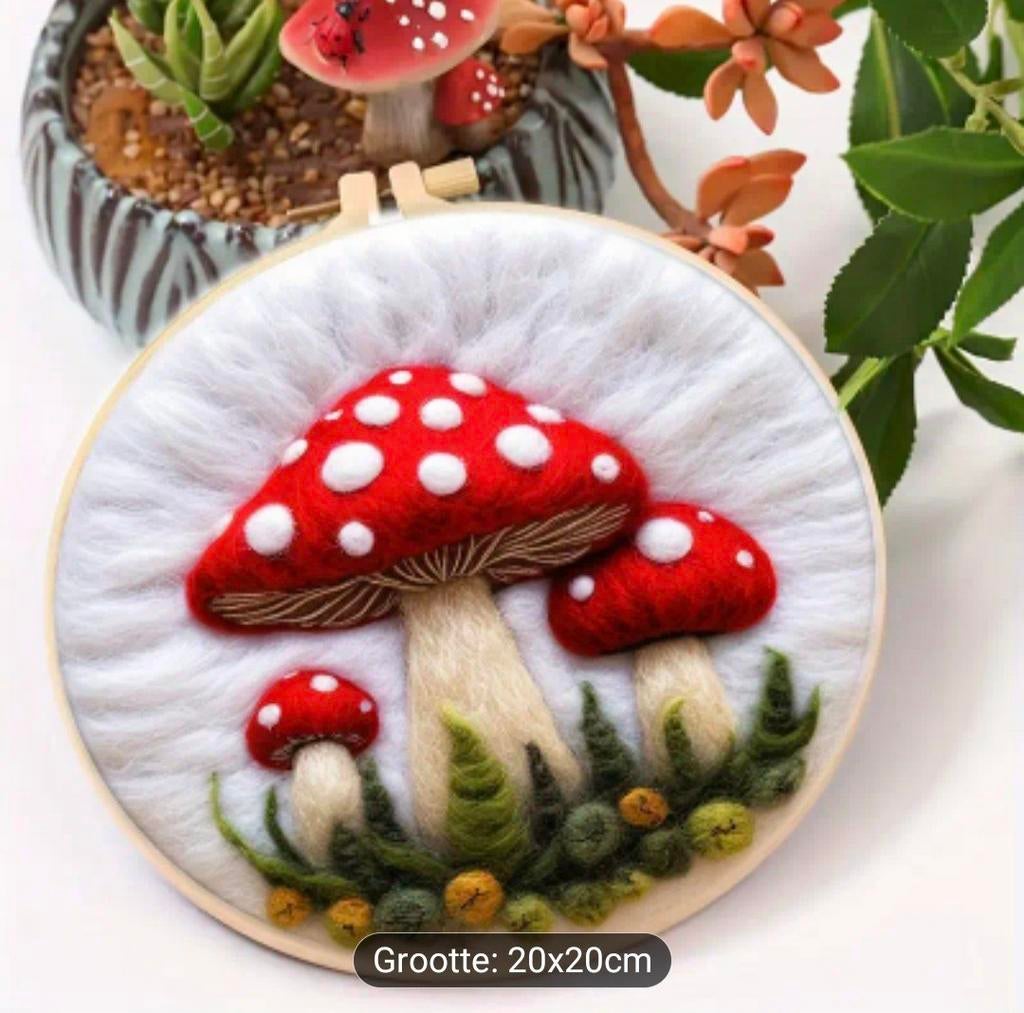 Naaldvilt paddestoelen starterset, Ophalen of Verzenden, Nieuw, Overige typen