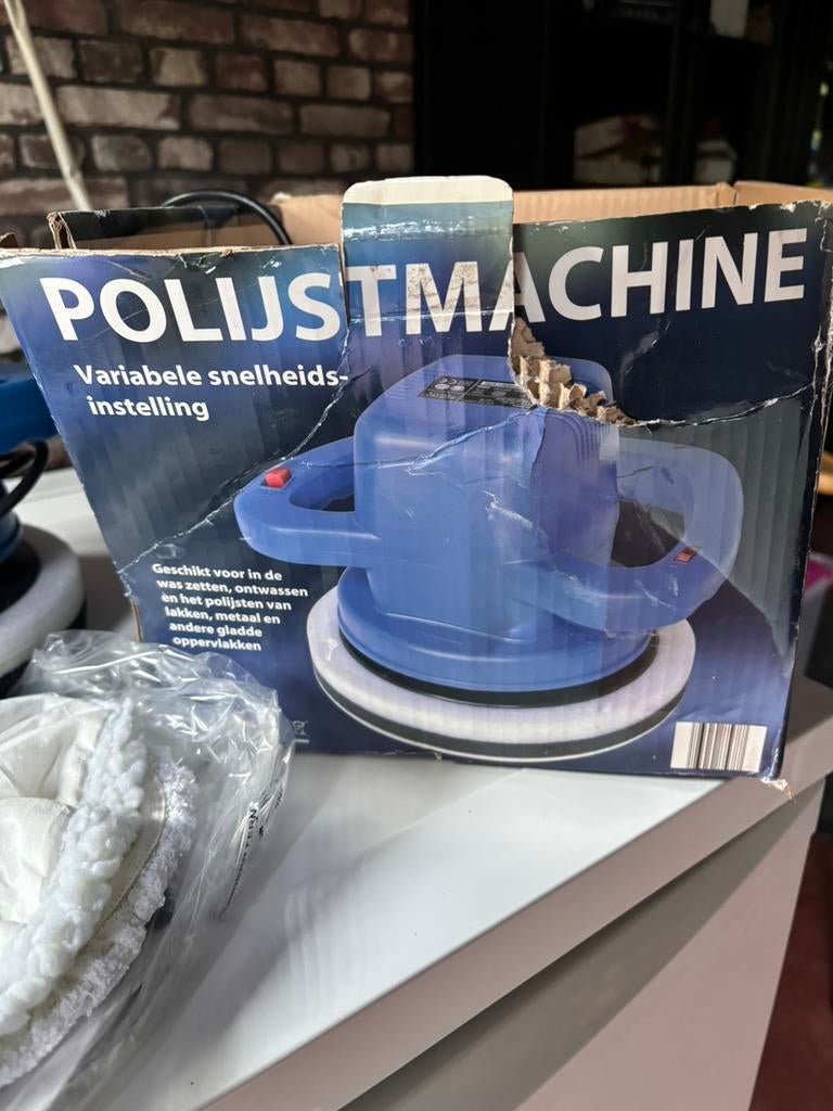 Polijstmachine in goede staat, Ophalen