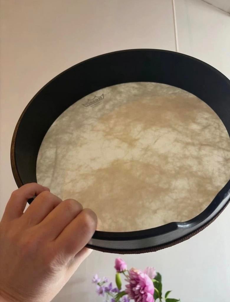 Remo trommel 35 cm met drumstokken, Ophalen of Verzenden, Gebruikt, Overige merken