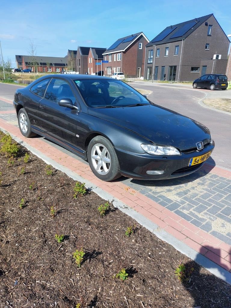Peugeot 406 3.0 V6 24V Coupe 152KW AUT 2001 Grijs, Auto's, Peugeot, Zwart, 2946 cc, 4 stoelen, 1485 kg