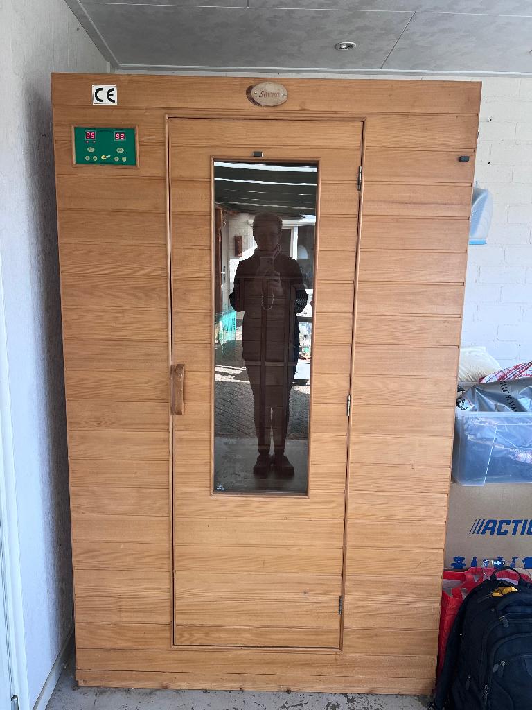 infrarood sauna, Sport en Fitness, Sauna, Ophalen, Gebruikt, Infrarood, Complete sauna