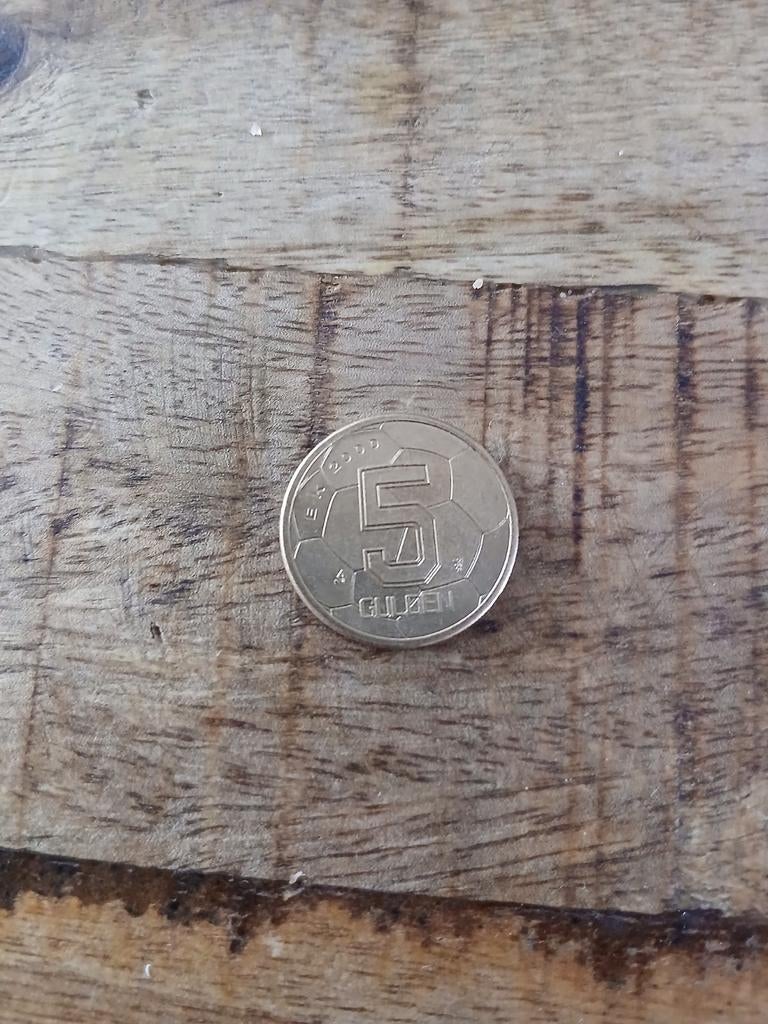 Ek 2000 munt 5 gulden, Postzegels en Munten, Munten | Nederland, Ophalen of Verzenden, Koningin Beatrix, 5 gulden, Losse munt
