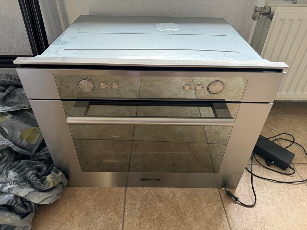 Bauknecht Stoomoven - Inbouw - Zilver, Gebruikt, Oven, 60 cm of meer, Stoom