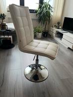 Set van 4 Witte Eetkamerstoelen, Huis en Inrichting, Stoelen, Ophalen, Kunststof, Gebruikt, Wit